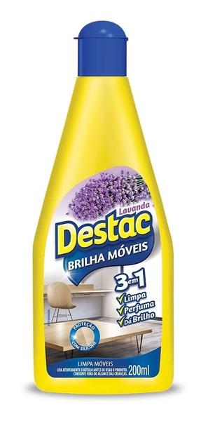 Lustra Móveis Destac Aroma Lavanda 200ml 3x1 Imagem de Lustra Móveis Destac Aroma Lavanda 200ml 3x1