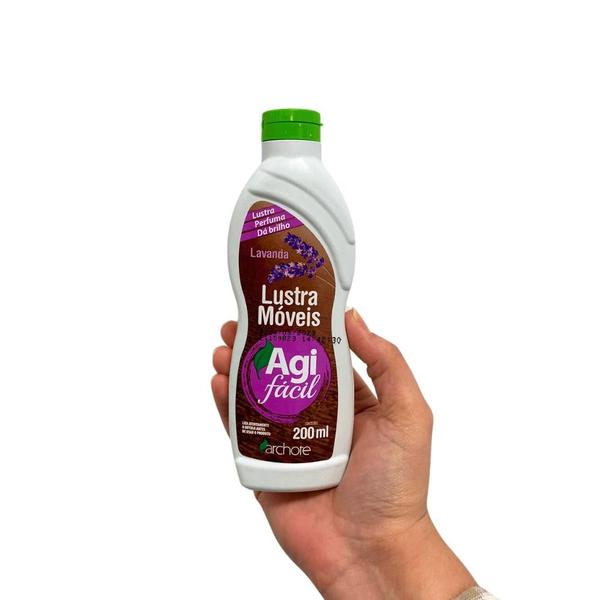 Imagem de Lustra Móveis Lavanda Agi Fácil 200ml