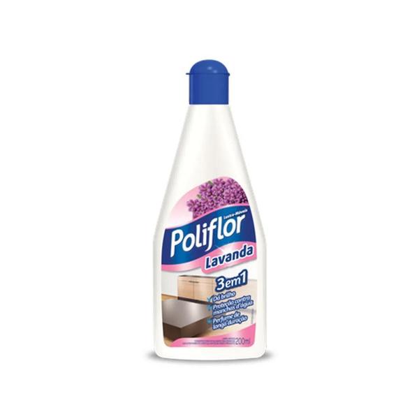 Lustra Móveis Lavanda Poliflor Frasco 200Ml Kit 5 Imagem de Lustra Móveis Lavanda Poliflor Frasco 200Ml Kit 5