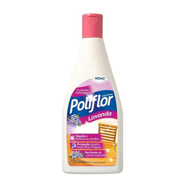 Lustra Móveis Poliflor Lavanda - Reckitt benckiser Imagem de Lustra Móveis Poliflor Lavanda