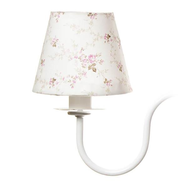 Imagem de Lustre 3L Simples 3 Flores P Rosa Quarto Bebê Infantil