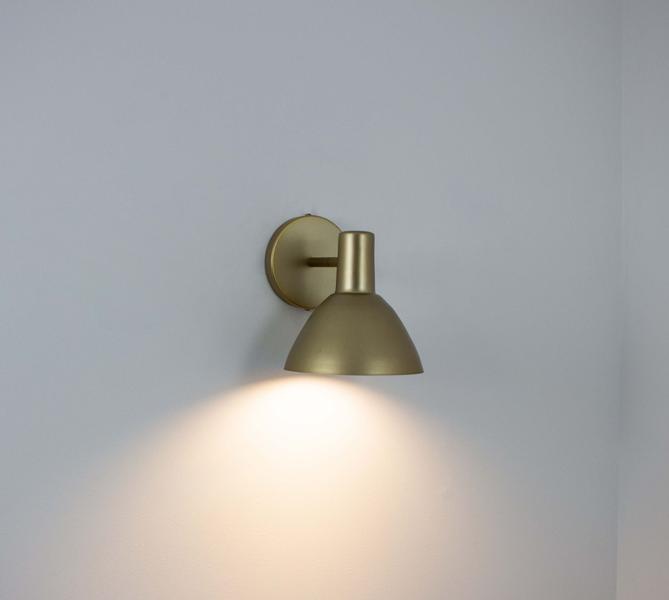 Imagem de Lustre Arandela Cone Retro Articulada Dourado 158