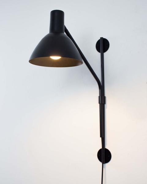 Lustre Arandela Cone Retro Articulada Preto 154 - ILUMINAMUNDO Imagem de Lustre Arandela Cone Retro Articulada Preto 154