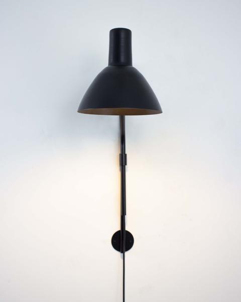 Lustre Arandela Cone Retro Articulada Preto 154 - ILUMINAMUNDO Imagem de Lustre Arandela Cone Retro Articulada Preto 154