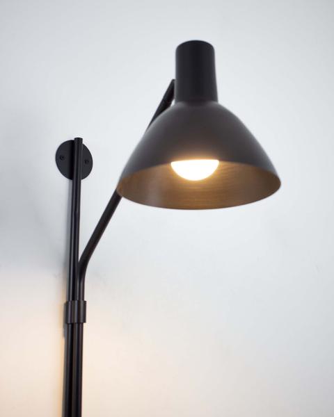 Lustre Arandela Cone Retro Articulada Preto 154 - ILUMINAMUNDO Imagem de Lustre Arandela Cone Retro Articulada Preto 154