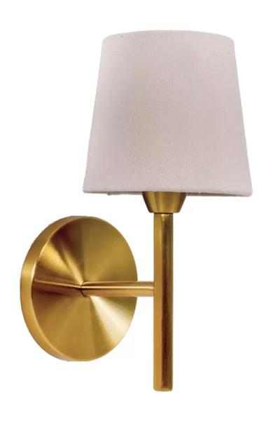 Imagem de Lustre Arandela Cúpula Cone Dourado Gold Redondo 213