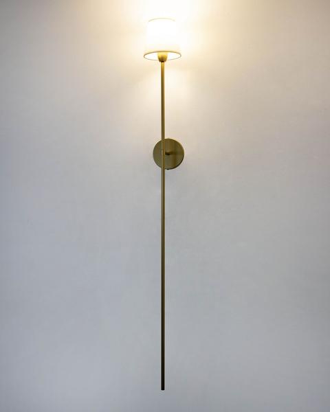 Imagem de Lustre Arandela Cúpula Tocheiro Cone Dourado 1,40M 670