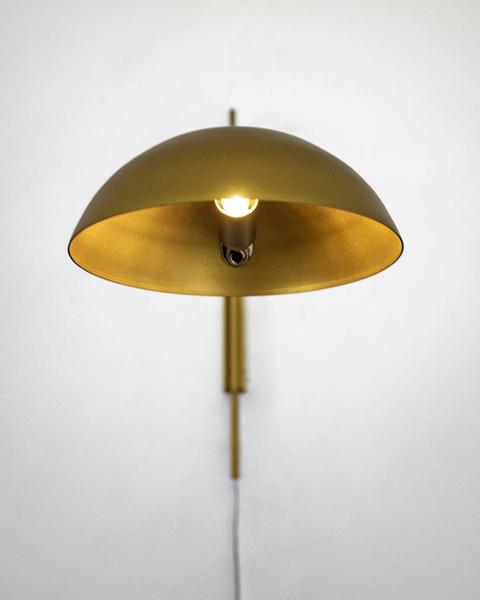 Imagem de Lustre Arandela Dome Articulada Industrial 90cm Ouro Velho 177