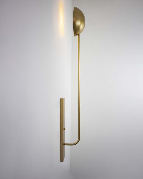 Imagem de Lustre Arandela Eclipse Luz Indireta 1 Metro Dourado 172