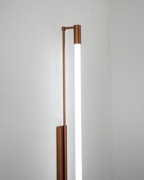 Imagem de Lustre Arandela Slim Tubular T8 125cm Cobre 401