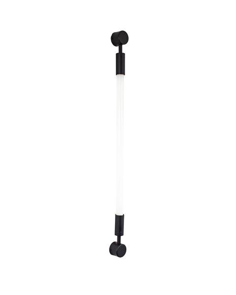 Lustre Arandela Slim Tubular T8 60/120cm Preto 187 - ILUMINAMUNDO Imagem de Lustre Arandela Slim Tubular T8 60/120cm Preto 187