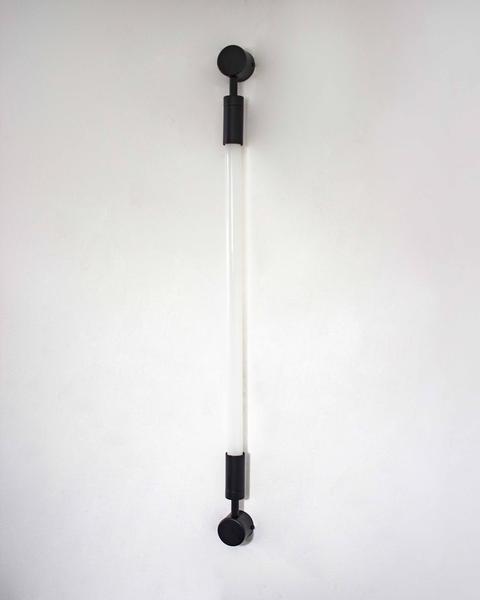 Lustre Arandela Slim Tubular T8 60/120cm Preto 187 - ILUMINAMUNDO Imagem de Lustre Arandela Slim Tubular T8 60/120cm Preto 187