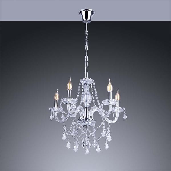 Lustre Candelabro De Cristal Legítimo France Nice 6 Braços E14 - Esquilos Shop Imagem de Lustre Candelabro De Cristal Legítimo France Nice 6 Braços E14