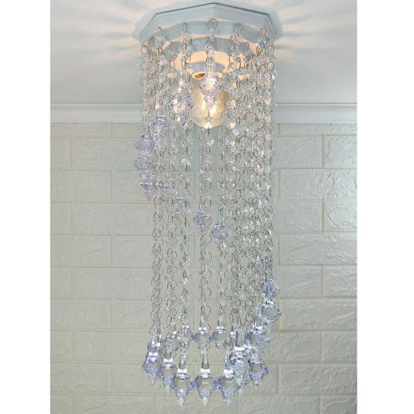 Imagem de Lustre de Cristal Acrílico Brilhante - Design Moderno