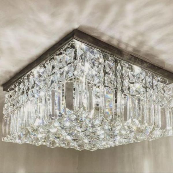 Imagem de Lustre de Cristal Acrílico Luxo Para Sala, Quarto