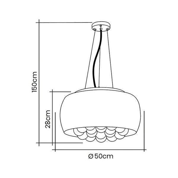 Imagem de Lustre De Cristal Attractive Cromado 50Cm- Startec 140320019