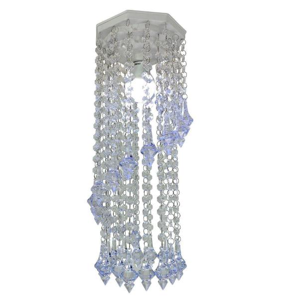 Lustre de Cristal em Acrílico 45 cm - Design Moderno - Lustres Sh Design Imagem de Lustre de Cristal em Acrílico 45 cm - Design Moderno
