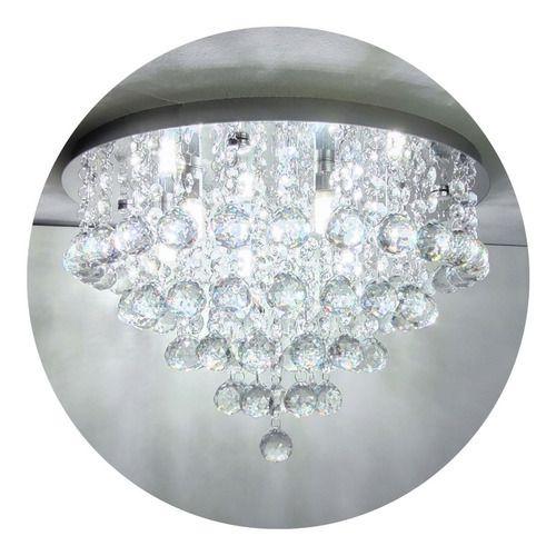 Imagem de Lustre De Cristal Legítimo 40cm Diâmetro X 30cm Altura