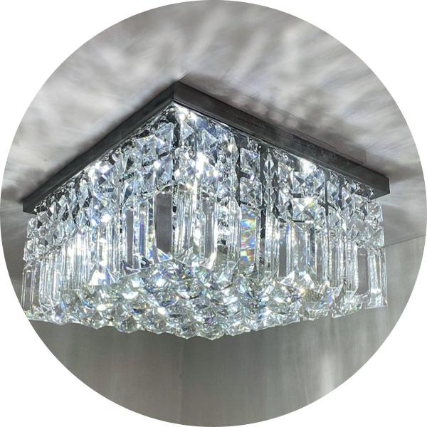 Lustre De Cristal Legítimo K9 Para Sala, Quarto E Escritório - Casa Cristalle Imagem de Lustre De Cristal Legítimo K9 Para Sala, Quarto E Escritório
