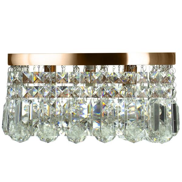 Imagem de Lustre De Cristal Legitimo Wonderwall 30x30 Cobre