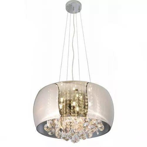 Imagem de Lustre De Cristal Para Sala, Quarto 40Cm Attractive Cromado