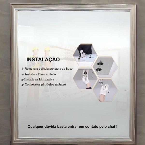 Imagem de Lustre De Cristal Verdadeiro K9 Globo Para Sala De Jantar