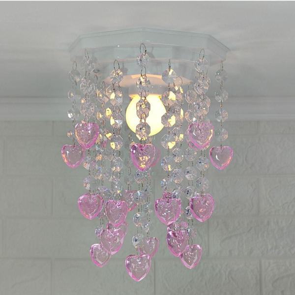 Lustre de Quarto de Crianças Design Moderno Rosa - Lustres Sh Design Imagem de Lustre de Quarto de Crianças Design Moderno Rosa