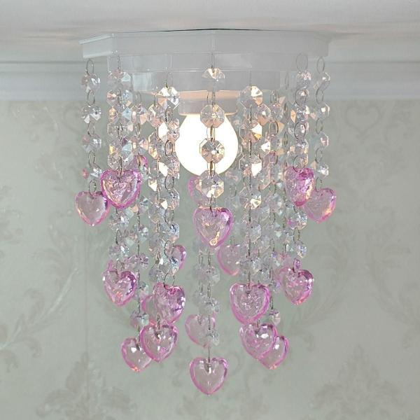 Lustre de Quarto de Crianças Design Moderno Rosa - Lustres Sh Design Imagem de Lustre de Quarto de Crianças Design Moderno Rosa