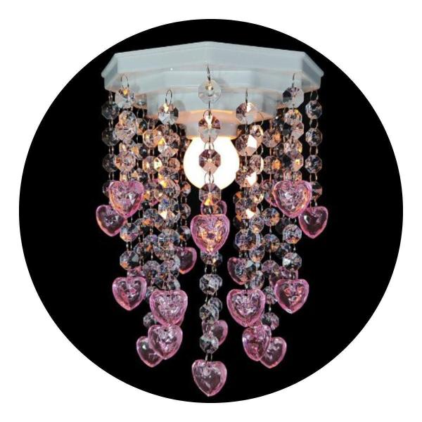 Lustre de Quarto de Crianças Design Moderno Rosa - Lustres Sh Design Imagem de Lustre de Quarto de Crianças Design Moderno Rosa