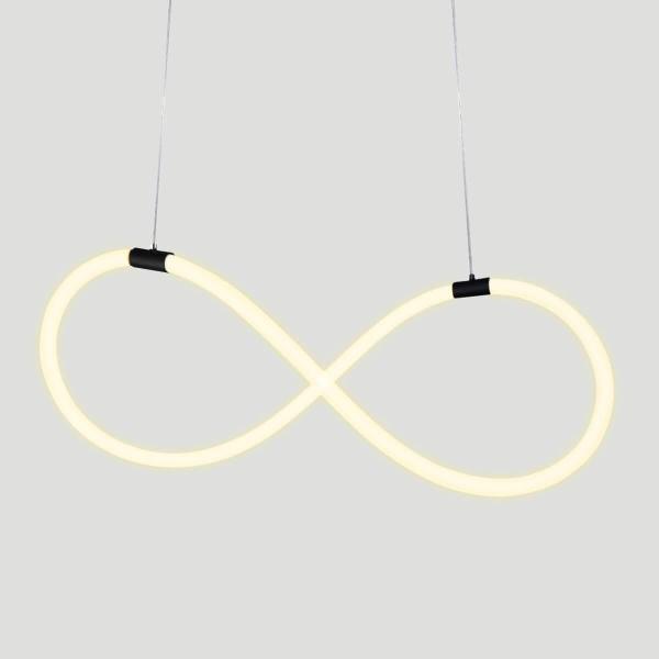 Imagem de Lustre Design Moderno Knot 38W - Silicon Led 6000K - Preto