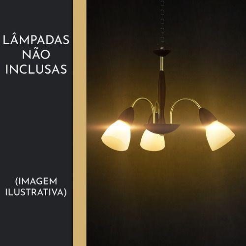 Imagem de Lustre Lumi 3 Lâmpadas - Madelustre