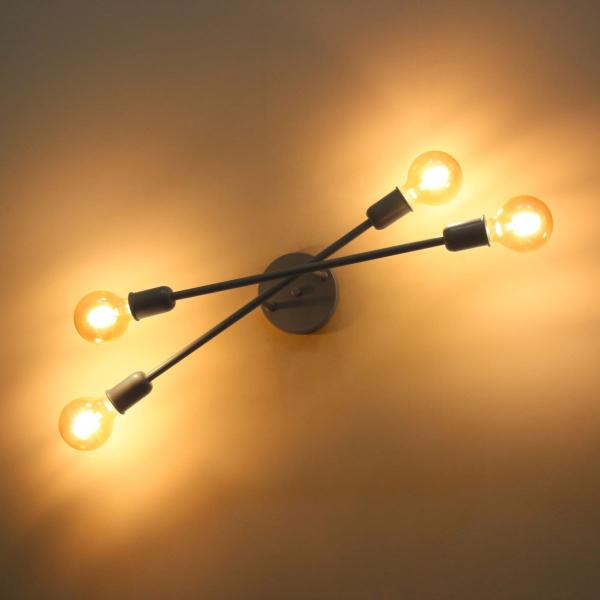 Imagem de Lustre LuminaLux Sputnik Monaco 2 Braços Pendente Industrial