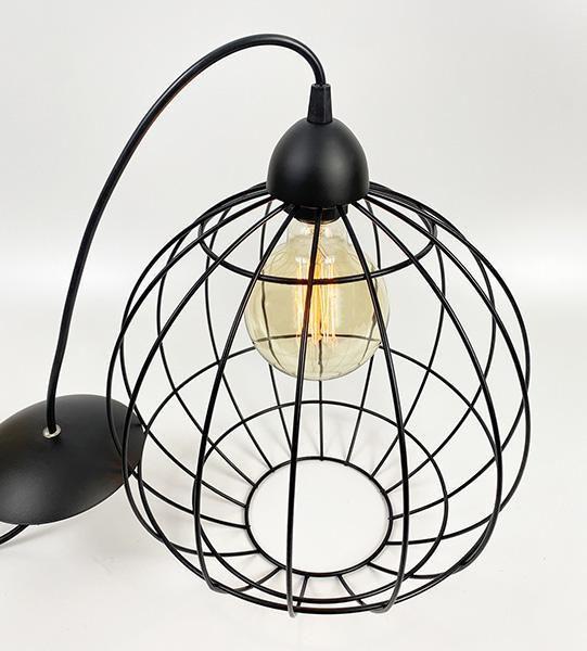 Imagem de Lustre Luminária Pendente Utron Aramado Big Curve Preto