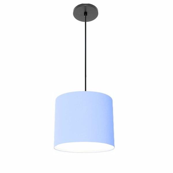 Imagem de Lustre Luminária Pendente Vivare Free Lux PE-4105PR Cúpula em Tecido 20x22cm