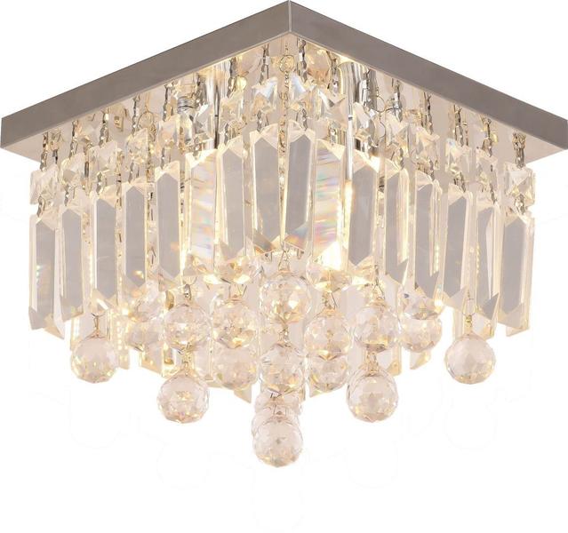 Imagem de Lustre Luminaria Plafon Cristal Legitimo K9  Ambar 25x25cm