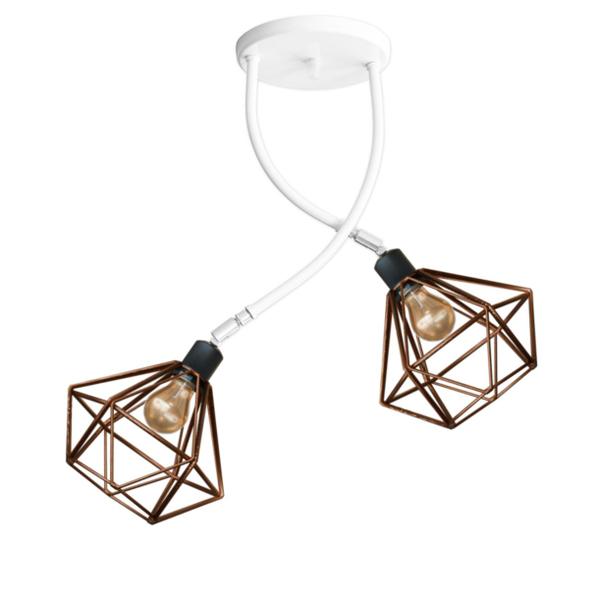 Lustre Luminária Sputnik Aranha 2 Braços Quarto Sala Cozinha - Ilustre lar Imagem de Lustre Luminária Sputnik Aranha 2 Braços Quarto Sala Cozinha