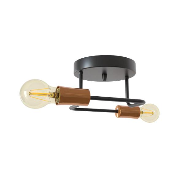 Lustre Luminária Sputnik Aranha 2 Braços Quarto Sala Cozinha - Ilustre Lar Imagem de Lustre Luminária Sputnik Aranha 2 Braços Quarto Sala Cozinha
