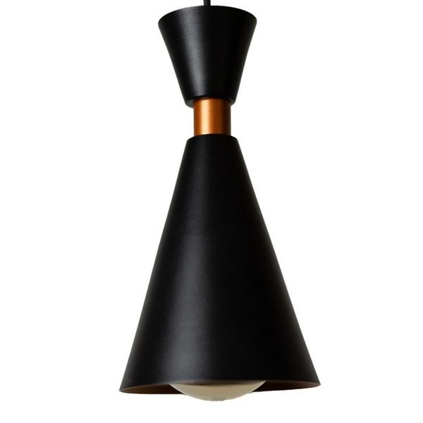 Imagem de Lustre Para Decoração Residencial Mini Pequim Preto Cobre