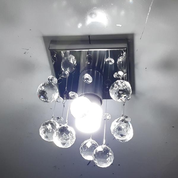 Imagem de Lustre Para Sala de Cristal Legítimo Ótima Iluminação Soquete E27