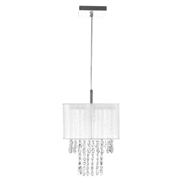 Imagem de Lustre Para Sala De Cupula Cristal Acrílic Marrycrilic Branc