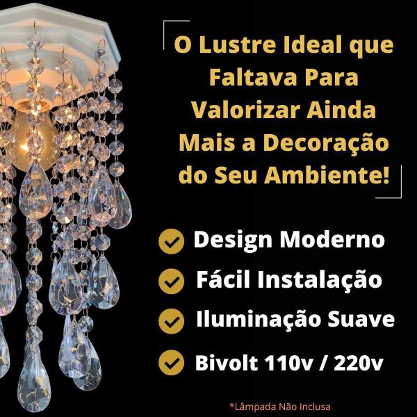 Imagem de Lustre Para Sala De Estar Luminaria De Teto Moderno Decorar