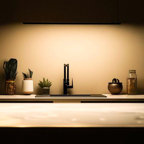 Imagem de Lustre Pedente de Teto Luminaria de Sala Moderno 90cm Com Led Slim Integrado 36w