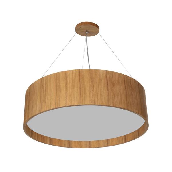 Lustre Pendente Adrilustres Em Madeira Redondo Freijó 60cm Imagem de Lustre Pendente Adrilustres Em Madeira Redondo Freijó 60cm