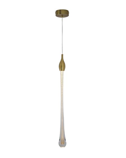 Imagem de Lustre Pendente Aimee Dourado Cristal Led 2W 2700K