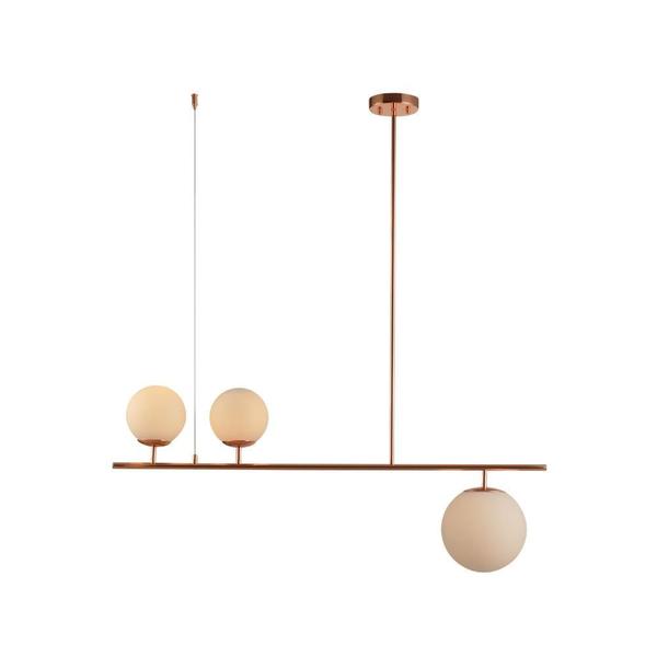 Lustre Pendente Avant Pérola Libra Cobre E27 Bivolt Imagem de Lustre Pendente Avant Pérola Libra Cobre E27 Bivolt