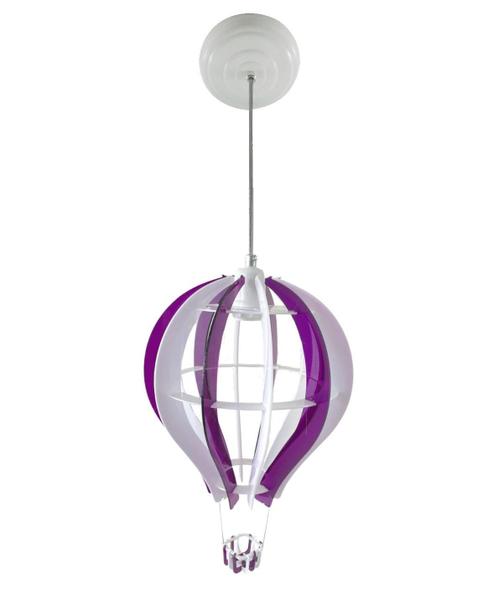 Imagem de Lustre Pendente Balão Roxo Quarto Infantil / Bebê