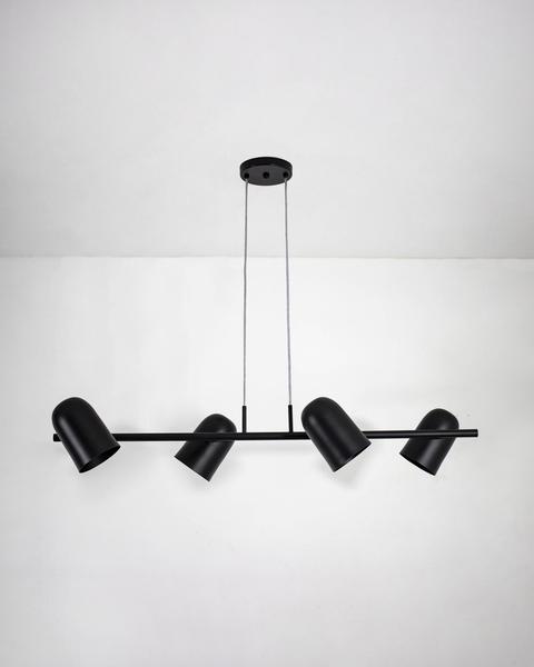 Imagem de Lustre Pendente Bastone Retangular Industrial Articulável Preto 1,20 Metro 680