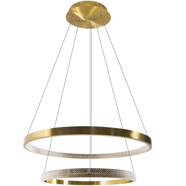 Imagem de Lustre Pendente Bella Oca 2 Arcos 60 e 40cm 54W Gd002 St1877