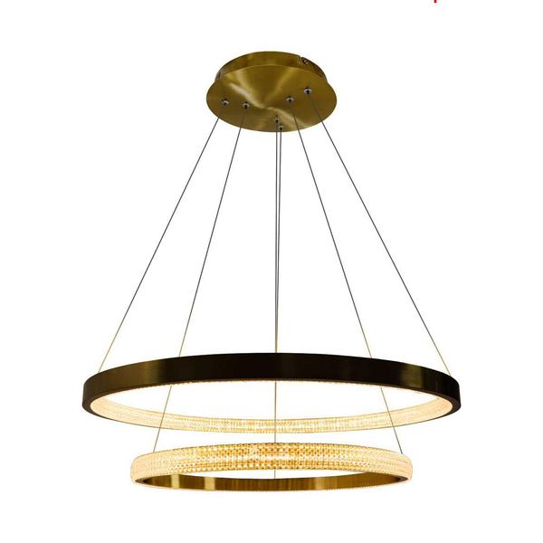 Imagem de Lustre Pendente Bella Oca 2 Arcos 60 e 40cm 54W Gd002 St1877