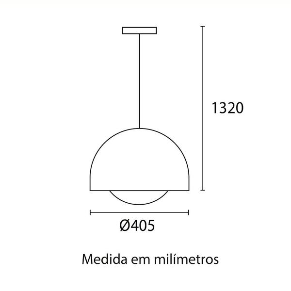 Imagem de Lustre Pendente Blumenau Ergo E27 Bivolt